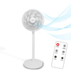 Wentylator stojący WT112 45W 12" cyfrowy wyświetlacz, pilot, oscylacja, biały