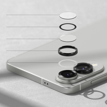 OSŁONA APARATU RINGKE CAMERA FRAME PROTECTOR GALAXY S25 EDGE BLACK