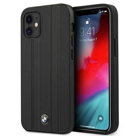 Etui BMW BMHCP12STTBK iPhone 12 mini czarny/black hardcase Signature Seat