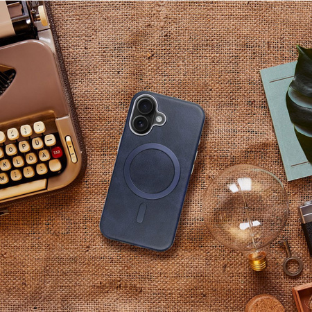 Futerał GENTLEMAN MAG COVER kompatybilny z MagSafe do IPHONE 17 PRO granatowy