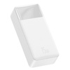 Baseus Bipow powerbank z wyświetlaczem 30000mAh 15W biały (Overseas Edition) + kabel USB-A - Micro USB 0.25m biały (PPBD050202)