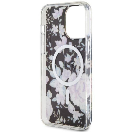 Guess GUHMP14XHCFWSK iPhone 14 Pro Max 6.7&quot; black/black hardcase Flower MagSafe