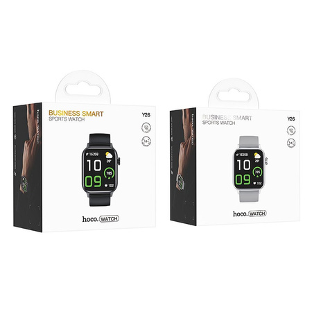 HOCO smartwatch z funkcją rozmowy Y26 czarny