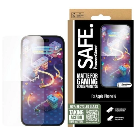 SAFE by PanzerGlass iPhone 16 6,1&quot; Gaming-Displayschutz Ultra-Wide Fit SAFE95886