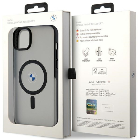 Case BMW BMHMP14MDSLK iPhone 14 Plus 6.7&quot; black/black hardcase Signature MagSafe