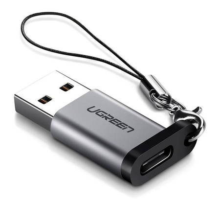 Adapter USB C (żeński) - USB (męski) Ugreen US276 USB 5Gb/s - szary