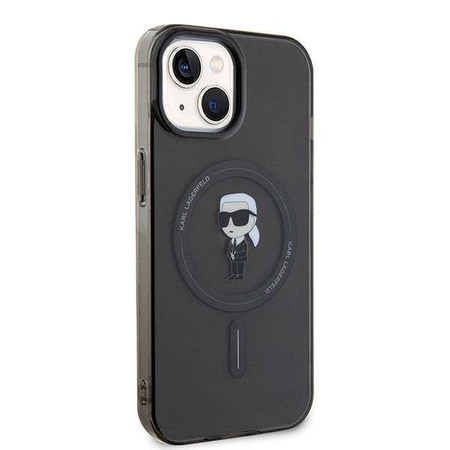Karl Lagerfeld IML Ikonik MagSafe case for iPhone 15 - black