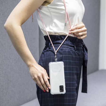 Uniwersalna tasiemka/smycz na szyję do telefonu miętowy