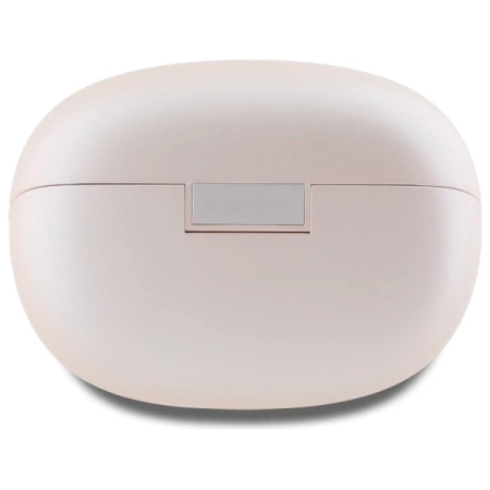 Guess GUTWST88MCTGP TWS Bluetooth-Kopfhörer + Dock, rosa/rosa Kapsel, bedrucktes Logo