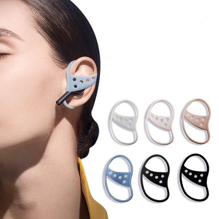 Silikonowa nakładka zapobiegająca wypadaniu słuchawek z ucha, NUDE