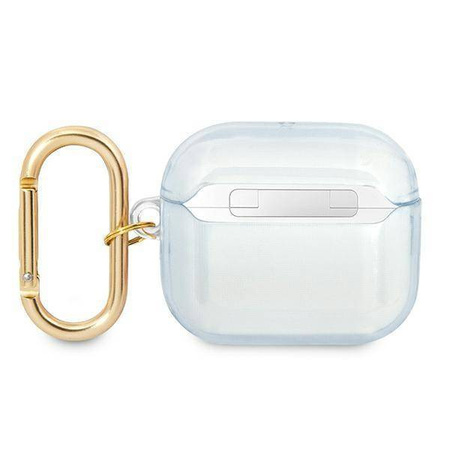Schutzhülle APPLE AIRPODS 3 Guess AirPods Strap Collection (GUA3HHTSB) blau