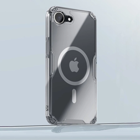 Nillkin Nature Pro Magnetische iPhone 16e Hülle - Durchsichtig