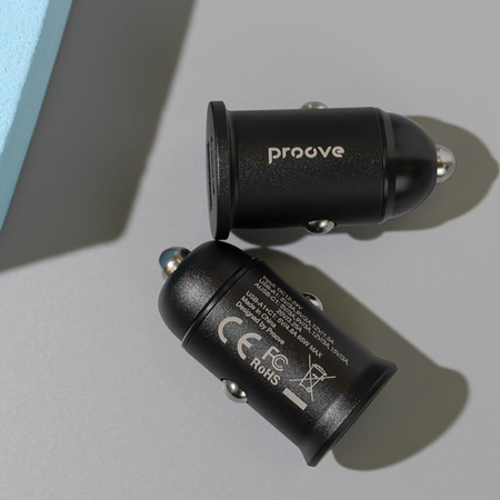 Proove Ładowarka Samochodowa Tiny Power Pro 65W (Type-C + USB) czarna