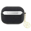 Guess GUAP2GLGSHK AirPods Pro 2 Cover schwarz/schwarz Glitter Flake 4G Charm