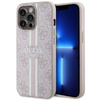 Guess GUHMP13LP4RPSP iPhone 13 Pro / 13 6,1&quot; rosa/rosa Hartschale 4G bedruckte Streifen MagSafe