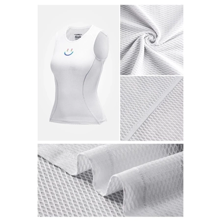 Rockbros YDBX001 women's quick-drying cycling vest XL / XXL - white