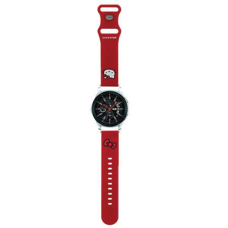 Hello Kitty Silikon Kitty Kopfband universal 22mm - rot