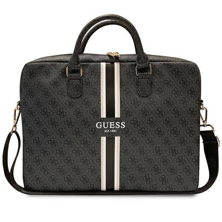 Guess Torba GUCB15P4RPSK 16" czarny/ black 4G Printed Stripes