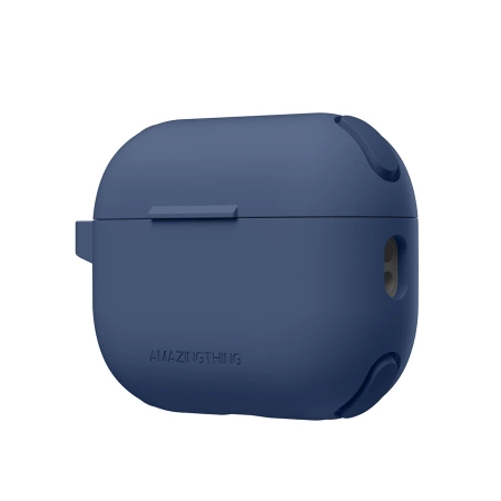 AmazingThing Omni Case für AirPods Pro 2, Silikonhülle, Dunkelblau
