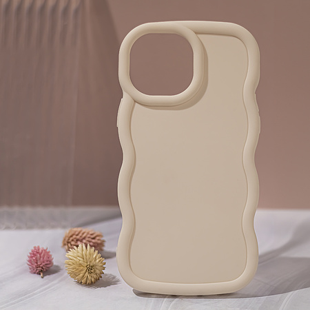 Nakładka Candy do Samsung Galaxy A15 4G / A15 5G beżowa