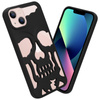 ETUI SKULL IPHONE 14 PLUS, MATT BLACK / CZARNY