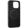 Audi Genuine Leather case with MagSafe for iPhone 15 Pro - black and red