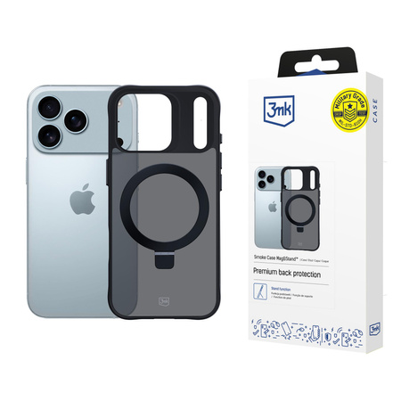 Apple iPhone 17 Pro Max - 3mk Smoke Case Mag&Stand