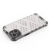 Honeycomb case for iPhone 14 armored hybrid cover black