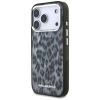 Karl Lagerfeld IML Leopard Pattern MagSafe Case für iPhone 17 Pro - Schwarz