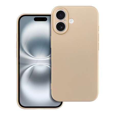 Futerał METALLIC do IPHONE 16 złoty