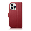 iCarer Wallet Case 2in1 iPhone 14 Pro Flip Leather Cover Anti-RFID red (WMI14220726-RD)