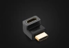 Ugreen adapter łącznik kątowy HDMI dolny czarny (20109)