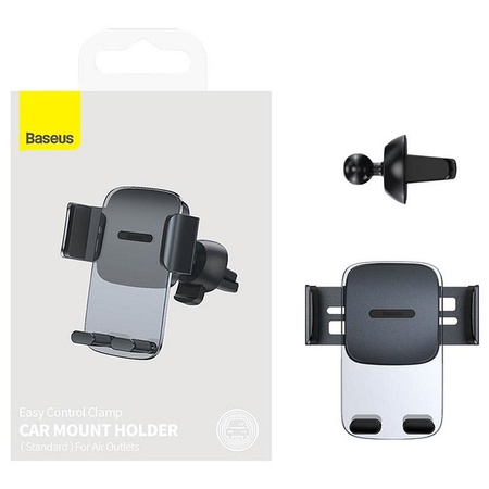 Baseus grawitacyjny uchwyt samochodowy na nawiew kratkę wentylacji czarny (SUYK000101)
