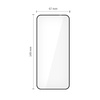 SZKŁO HARTOWANE TECH-PROTECT GLASS FIT+ 2-PACK MOTOROLA EDGE 50 NEO / 60 NEO BLACK