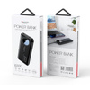 Yesido Powerbank YP40 10 000 mAh LED, 2xUSB-A + USB-C, BLACK / CZARNY