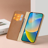 Dux Ducis Hivo echt Leder booktype case schutzhülle aufklappbare hülle für iPhone 14 Pro Max rot