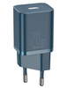 Baseus Super Si 1C szybka ładowarka USB Typ C 20 W Power Delivery niebieski (CCSUP-B03)