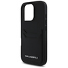 Original Case IPHONE 16 PRO Karl Lagerfeld HC Grained PU Cardslot Metal Elong black