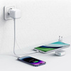 USAMS Ład. siec. 1xUSB-C ze zwijanym kablem Lighning (only head) PD+QC 35W Gan Fast Charging czarny/black XMF Series CC209TC01 (US-CC209)