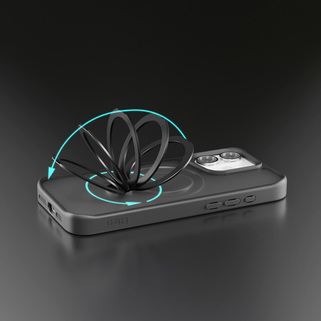 Nakładka Etteri Matt Mag Ring do iPhone 17 Pro czarna
