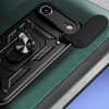 Etui Hybrid Armor Camshield na iPhone 17 Air pancerne z podstawką i osłoną aparatu - czarne