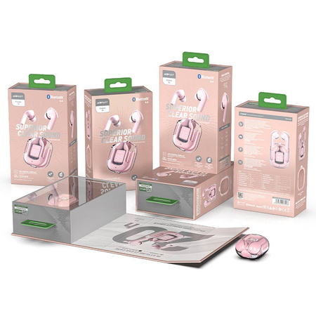 Acefast In -Ear-Funkkopfhörer TWS Bluetooth Pink (T6 Pink Lotus)