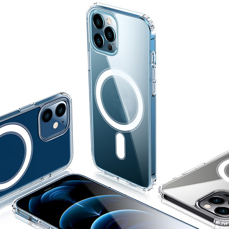 Nakładka Anti Shock 1,5 mm Mag do iPhone 14 6,1&quot; transparentna big hole