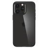 Spigen Crystal Hybrid, mattschwarz – iPhone 15 Pro