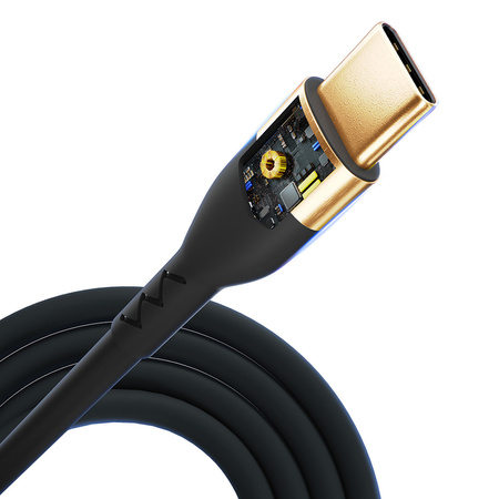 Accessories - 3mk Hyper Silicone Cable C to C 2m 100w Black