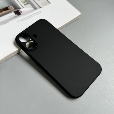 Etui Soft Case na iPhone 16 Plus - czarne