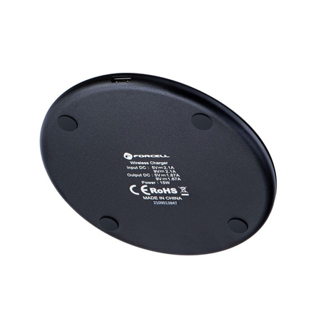 FORCELL Szybka Ładowarka Indukcyjna (Bezprzewodowa Qi) Quick Charge 15W