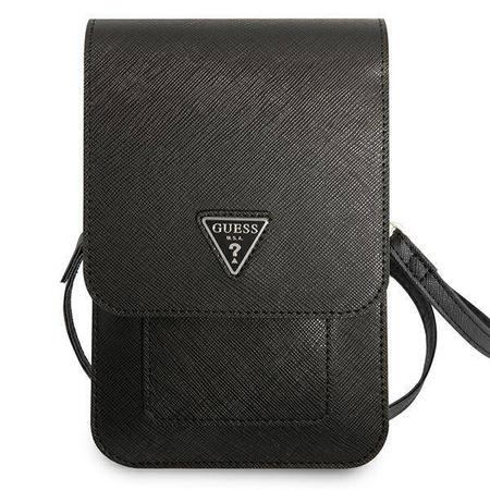 Bag Guess Saffiano Triangle (GUWBSATMBK) black
