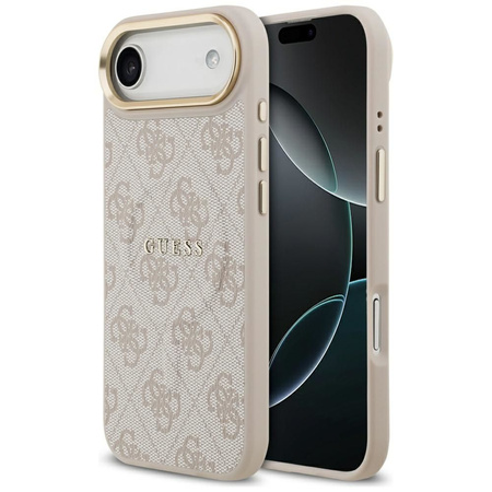 GUESS futerał do IPHONE 17 Air kompatybilny z MagSafe GUHMP17MP4MSEGCP (PU 4G W/ Classic) różowy
