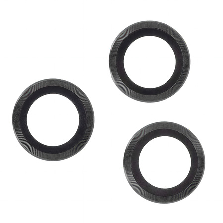 Pojedyncze szkło na aparat do iPhone 14 / 14 Plus czarna ramka